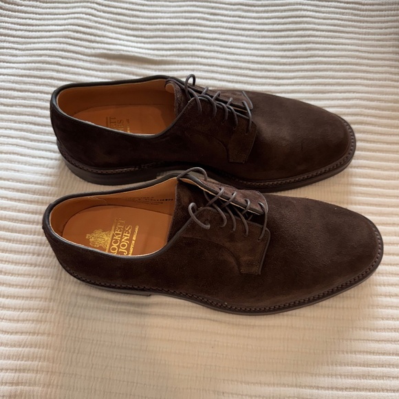 Crocket & Jones Lanark 3 Dark Brown Suede *NEW* - Picture 3 of 7